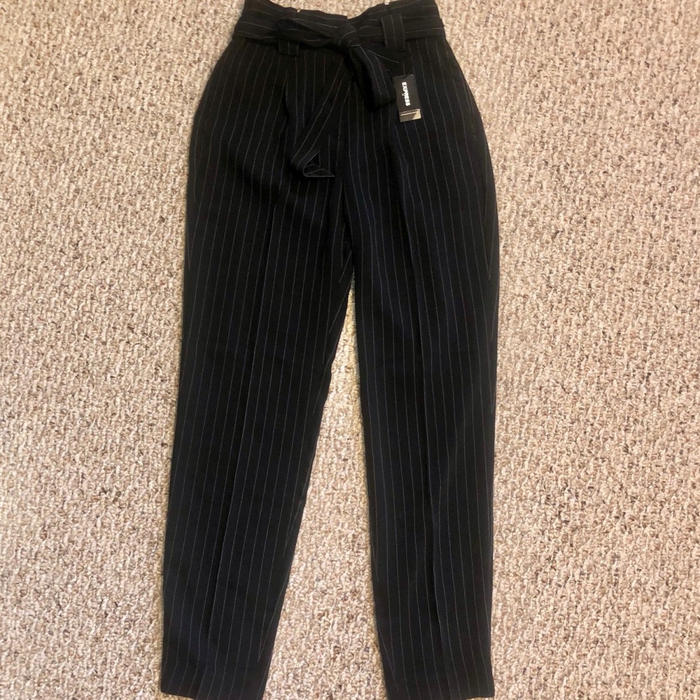 Express Tie-Waist Dress Pants (NWT)